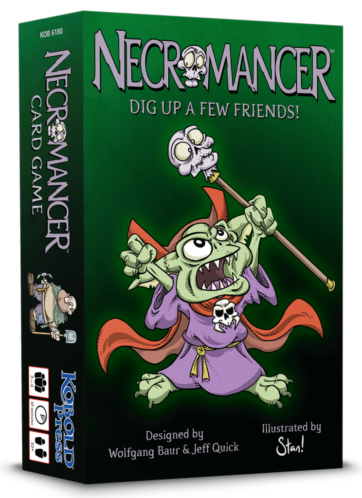 3D Box Art for Necromancer: Dig Up a Few Friends!